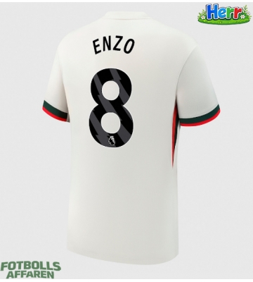 Chelsea Enzo Fernandez #8 Bortatröja 2025-26 Kortärmad